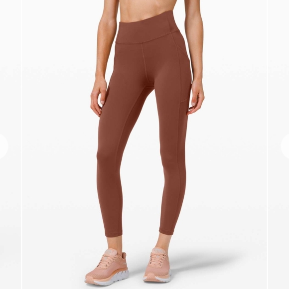 Lululemon Invigorate High Rise 25" Ancient Copper Size 6 - Picture 1 of 7